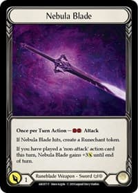 Nebula Blade // Viserai, Rune Blood - Arcane Rising - Flesh and Blood TCG card
