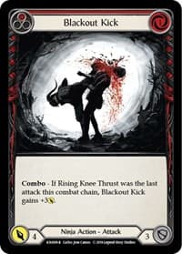 Blackout Kick (Red) - Hero Deck: Katsu - Flesh and Blood TCG card