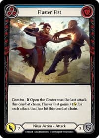 Fluster Fist (Blue) - Hero Deck: Katsu - Flesh and Blood TCG card