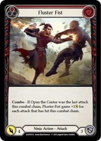 Fluster Fist (Red) - Hero Deck: Katsu - Flesh and Blood TCG card