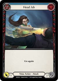 Head Jab (Blue) - Hero Deck: Katsu - Flesh and Blood TCG card