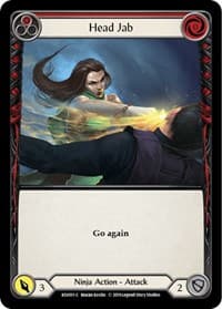 Head Jab (Red) - Hero Deck: Katsu - Flesh and Blood TCG card