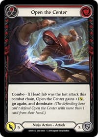 Open the Center (Red) - Hero Deck: Katsu - Flesh and Blood TCG card