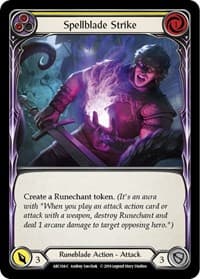 Spellblade Strike (Yellow) - Arcane Rising - Flesh and Blood TCG card