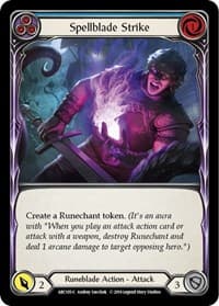 Spellblade Strike (Blue) - Arcane Rising - Flesh and Blood TCG card