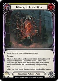 Bloodspill Invocation (Yellow) - Arcane Rising - Flesh and Blood TCG card