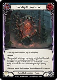 Bloodspill Invocation (Blue) - Arcane Rising - Flesh and Blood TCG card