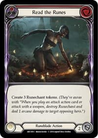 Read the Runes (Red) - Arcane Rising - Flesh and Blood TCG card