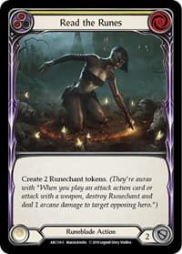 Read the Runes (Yellow) - Arcane Rising - Flesh and Blood TCG card