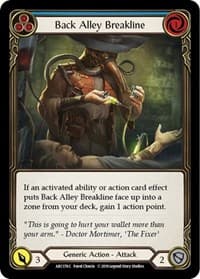 Back Alley Breakline (Blue) - Arcane Rising - Flesh and Blood TCG card