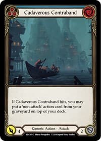 Cadaverous Contraband (Blue) - Arcane Rising - Flesh and Blood TCG card