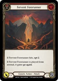 Fervent Forerunner (Red) - Arcane Rising - Flesh and Blood TCG card