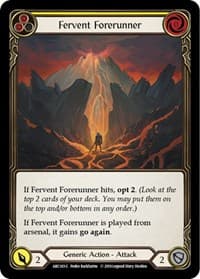 Fervent Forerunner (Yellow) - Arcane Rising - Flesh and Blood TCG card