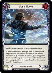 Sonic Boom - Arcane Rising - Flesh and Blood TCG card