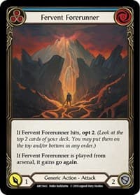 Fervent Forerunner (Blue) - Arcane Rising - Flesh and Blood TCG card