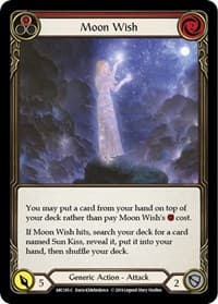 Moon Wish (Red) - Arcane Rising - Flesh and Blood TCG card