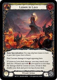 Lesson in Lava - Arcane Rising - Flesh and Blood TCG card