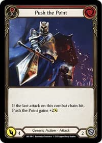 Push the Point (Red) - Arcane Rising - Flesh and Blood TCG card