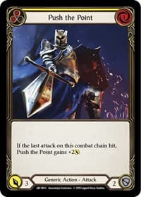 Push the Point (Yellow) - Arcane Rising - Flesh and Blood TCG card