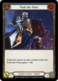 Push the Point (Blue) - Arcane Rising - Flesh and Blood TCG card