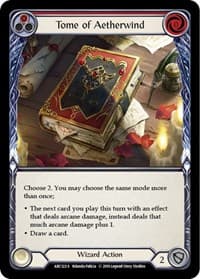 Tome of Aetherwind - Arcane Rising - Flesh and Blood TCG card