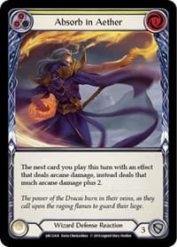 Absorb in Aether (Yellow) - Arcane Rising - Flesh and Blood TCG card