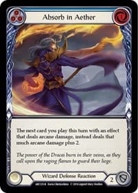 Absorb in Aether (Blue) - Arcane Rising - Flesh and Blood TCG card