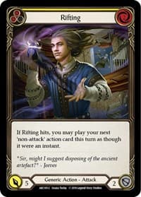 Rifting (Yellow) - Arcane Rising - Flesh and Blood TCG card