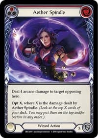 Aether Spindle (Red) - Arcane Rising - Flesh and Blood TCG card