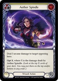 Aether Spindle (Yellow) - Arcane Rising - Flesh and Blood TCG card