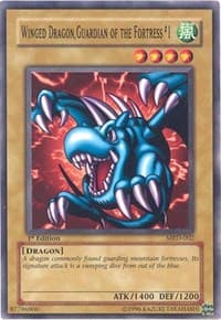 Winged Dragon, Guardian of the Fortress #1 - Metal Raiders - YuGiOh card