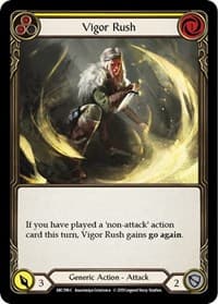 Vigor Rush (Yellow) - Arcane Rising - Flesh and Blood TCG card