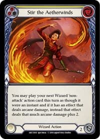 Stir the Aetherwinds (Yellow) - Arcane Rising - Flesh and Blood TCG card