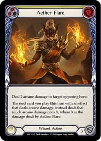 Aether Flare (Yellow) - Arcane Rising - Flesh and Blood TCG card
