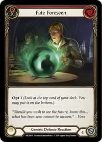 Fate Foreseen (Red) - Arcane Rising - Flesh and Blood TCG card