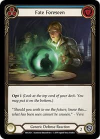 Fate Foreseen (Blue) - Arcane Rising - Flesh and Blood TCG card