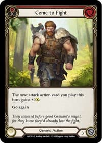 Come to Fight (Red) - Arcane Rising - Flesh and Blood TCG card