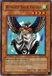 Winged Sage Falcos - Pharaonic Guardian - YuGiOh card