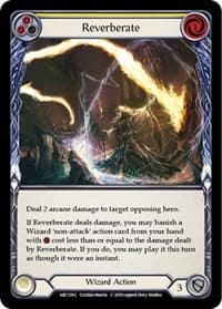 Reverberate (Yellow) - Arcane Rising - Flesh and Blood TCG card