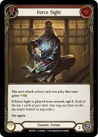 Force Sight (Red) - Arcane Rising - Flesh and Blood TCG card