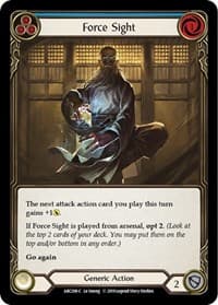 Force Sight (Blue) - Arcane Rising - Flesh and Blood TCG card