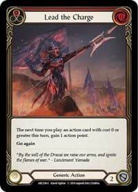 Lead the Charge (Red) - Arcane Rising - Flesh and Blood TCG card