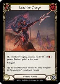 Lead the Charge (Yellow) - Arcane Rising - Flesh and Blood TCG card