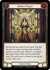 Eirina's Prayer (Red) - Arcane Rising - Flesh and Blood TCG card