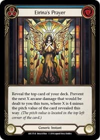 Eirina's Prayer (Blue) - Arcane Rising - Flesh and Blood TCG card