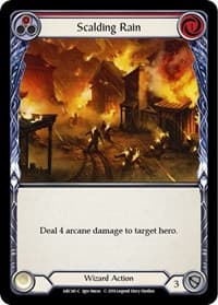 Scalding Rain (Red) - Arcane Rising - Flesh and Blood TCG card