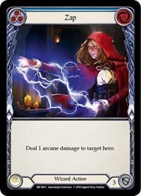 Zap (Blue) - Arcane Rising - Flesh and Blood TCG card