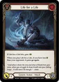 Life for a Life (Red) - Arcane Rising - Flesh and Blood TCG card