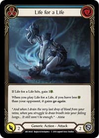 Life for a Life (Blue) - Arcane Rising - Flesh and Blood TCG card