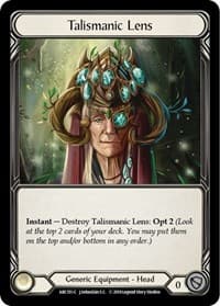 Talismanic Lens - Arcane Rising - Flesh and Blood TCG card